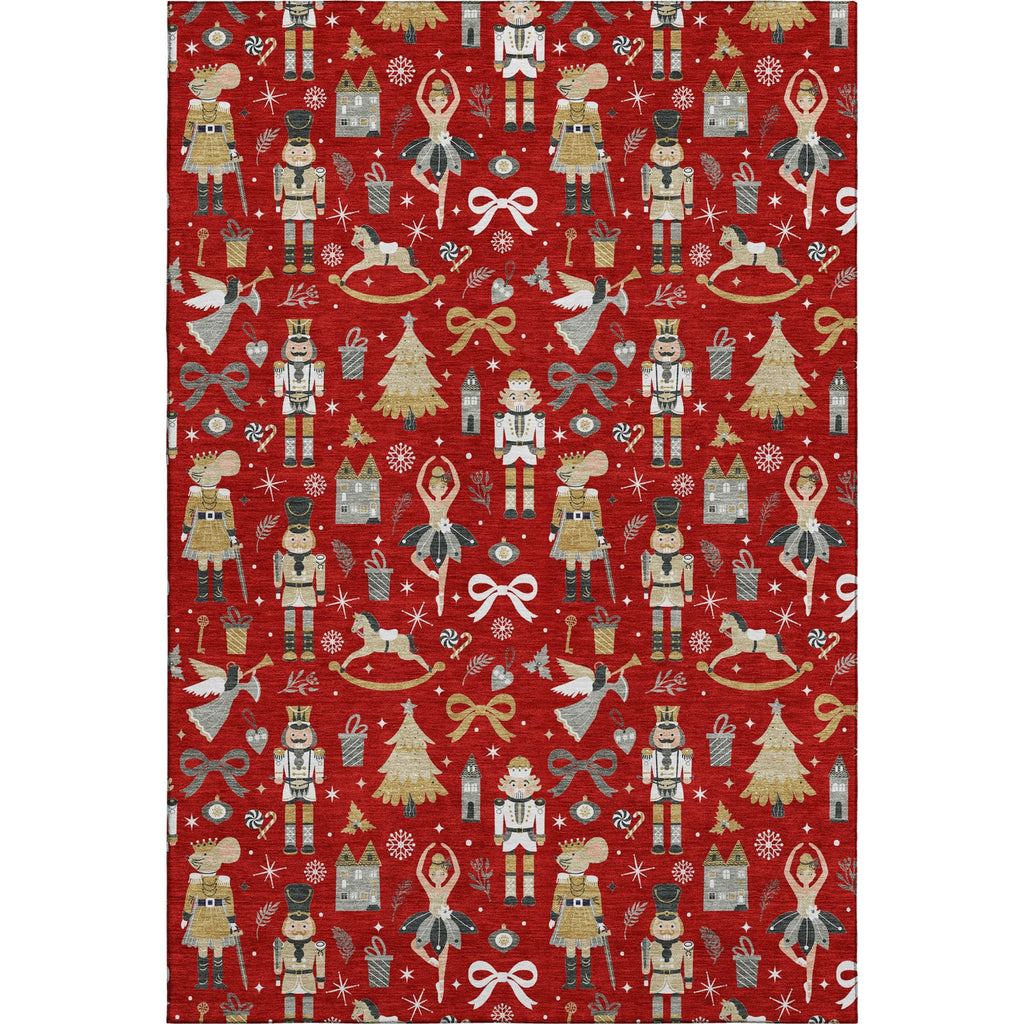 Dalyn Merry and Bright MY29 Red Machine Washable Area Rug main image