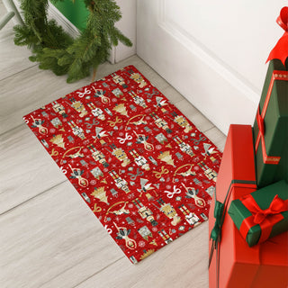 Dalyn Merry and Bright MY29 Red Machine Washable Area Rug Scatter Lifestyle Image Feature