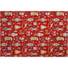 Dalyn Merry and Bright MY29 Red Machine Washable Area Rug Scatter Main Image
