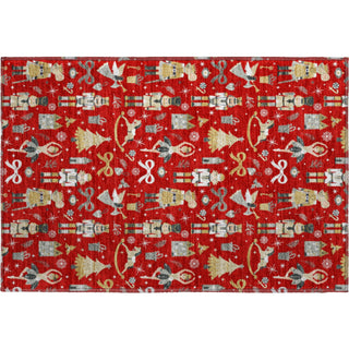 Dalyn Merry and Bright MY29 Red Machine Washable Area Rug Scatter Main Image