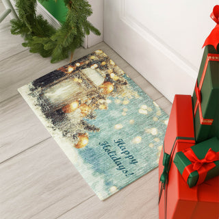 Dalyn Merry and Bright MY3 Skydust Machine Washable Area Rug Scatter Lifestyle Image Feature