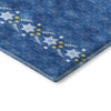 Dalyn Merry and Bright MY30 Blue Machine Washable Area Rug Corner Image