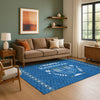 Dalyn Merry and Bright MY30 Blue Machine Washable Area Rug Lifestyle Image Feature
