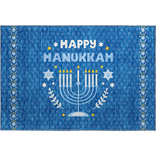 Dalyn Merry and Bright MY30 Blue Machine Washable Area Rug Scatter Main Image