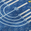 Dalyn Merry and Bright MY30 Blue Machine Washable Area Rug Swatch Image