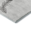Dalyn Merry and Bright MY5 Silver Machine Washable Area Rug Corner Image