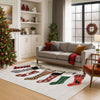 Dalyn Merry and Bright MY5 Silver Machine Washable Area Rug Lifestyle Image Feature