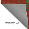 Dalyn Merry and Bright MY6 Red Machine Washable Area Rug Backing Image