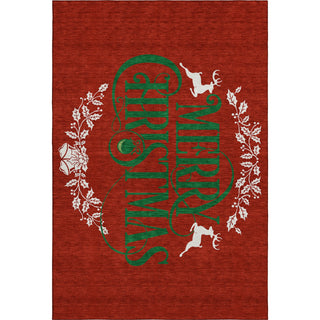 Dalyn Merry and Bright MY6 Red Machine Washable Area Rug main image