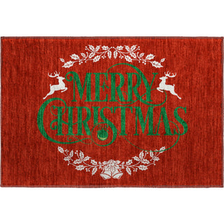 Dalyn Merry and Bright MY6 Red Machine Washable Area Rug Scatter Main Image