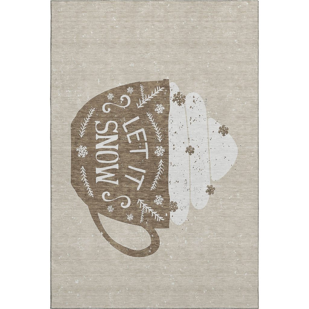 Dalyn Merry and Bright MY7 Beige Machine Washable Area Rug main image