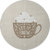 Dalyn Merry and Bright MY7 Beige Machine Washable Area Rug Round Main Image