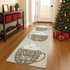 Dalyn Merry and Bright MY7 Beige Machine Washable Area Rug Runner Lifestyle Image Feature