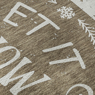 Dalyn Merry and Bright MY7 Beige Machine Washable Area Rug Swatch Image