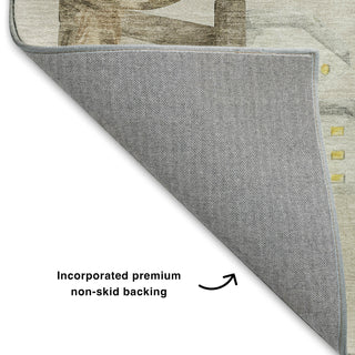 Dalyn Merry and Bright MY8 Beige Machine Washable Area Rug Backing Image