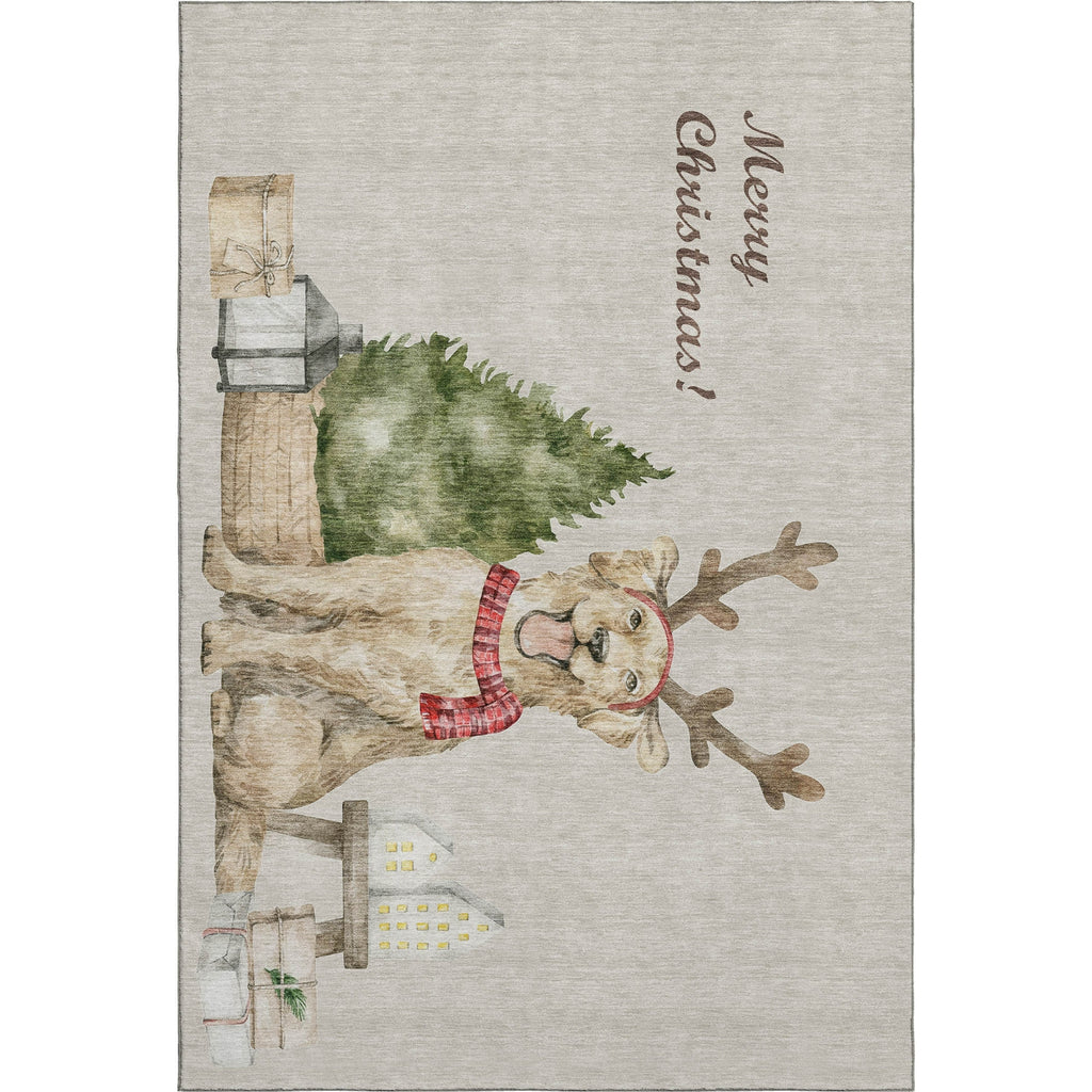 Dalyn Merry and Bright MY8 Beige Machine Washable Area Rug main image