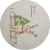 Dalyn Merry and Bright MY8 Beige Machine Washable Area Rug Round Main Image