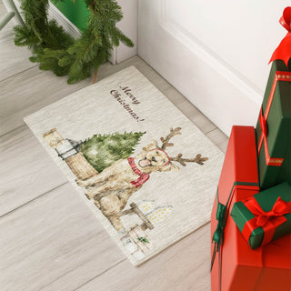 Dalyn Merry and Bright MY8 Beige Machine Washable Area Rug Scatter Lifestyle Image Feature
