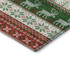 Dalyn Merry and Bright MY9 Red Machine Washable Area Rug Corner Image