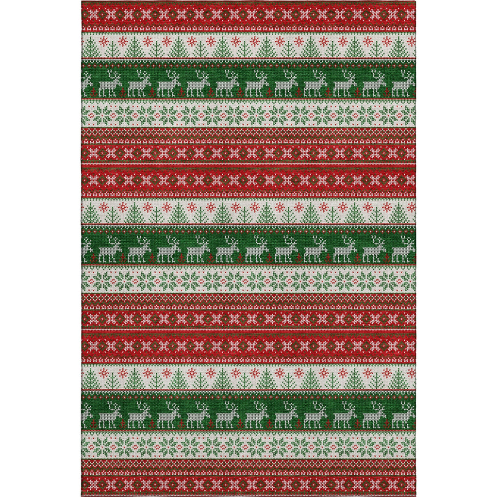 Dalyn Merry and Bright MY9 Red Machine Washable Area Rug main image