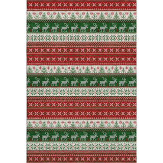 Dalyn Merry and Bright MY9 Red Machine Washable Area Rug main image