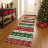 Dalyn Merry and Bright MY9 Red Machine Washable Area Rug Runner Lifestyle Image Feature