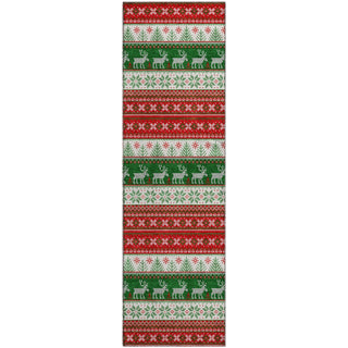 Dalyn Merry and Bright MY9 Red Machine Washable Area Rug Runner Main Image