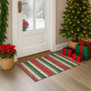 Dalyn Merry and Bright MY9 Red Machine Washable Area Rug Scatter Lifestyle Image Feature