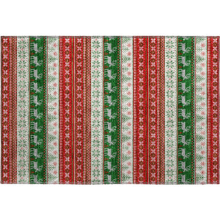 Dalyn Merry and Bright MY9 Red Machine Washable Area Rug Scatter Main Image