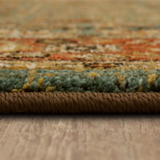 Karastan Spice Market Myanmar Aquamarine Area Rug Detail Image