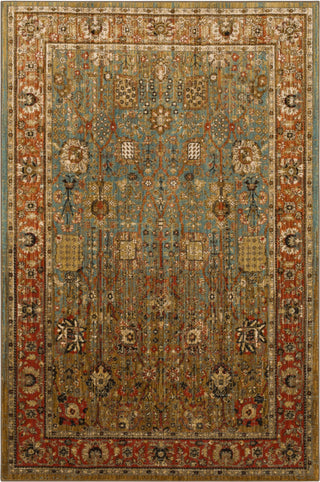 Karastan Spice Market Myanmar Aquamarine Area Rug Main Image