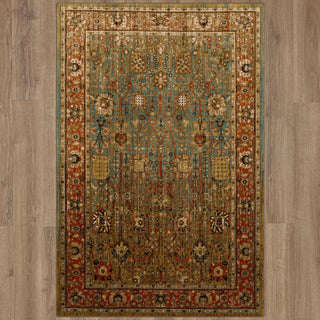 Karastan Spice Market Myanmar Aquamarine Area Rug Main Image