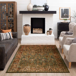 Karastan Spice Market Myanmar Aquamarine Area Rug Main Image