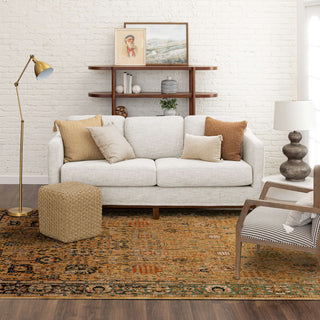 Karastan Spice Market Myanmar Tobacco Area Rug Lifestyle Image