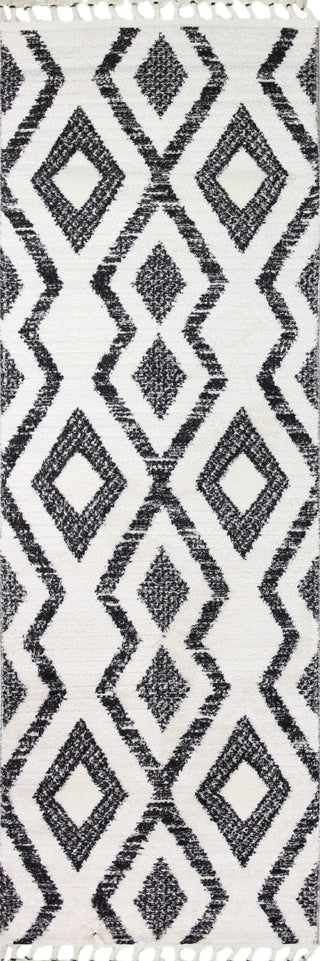 Bashian Navajo N114-NAV107 Ivory/Black Area Rug Runner Image