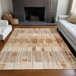 Dalyn Neola NA11 Khaki Area Rug Lifestyle Image Feature