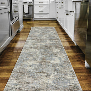 Dalyn Neola NA9 Denim Area Rug Runner Lifestyle Image Feature