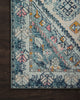 Loloi II Nadia NN-03 Aqua/Navy Area Rug Room Scene Feature