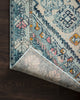Loloi II Nadia NN-03 Aqua/Navy Area Rug Close Up
