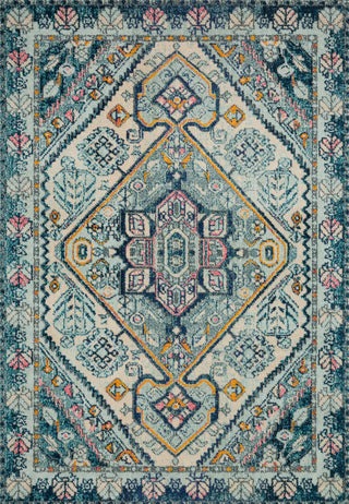 Loloi II Nadia NN-03 Aqua/Navy Area Rug Main Image