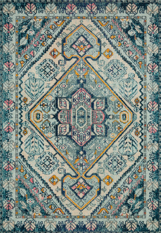 Loloi II Nadia NN-03 Aqua/Navy Area Rug main image