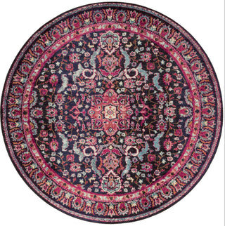 Loloi II Nadia NN-06 Midnight/Pink Area Rug Lifestyle Image Feature