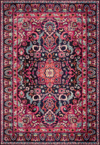 Loloi II Nadia NN-06 Midnight/Pink Area Rug Main Image