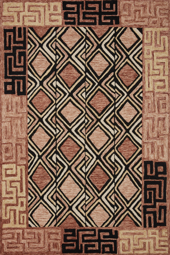 Loloi Nala NAL-06 Rose/Black Area Rug main image