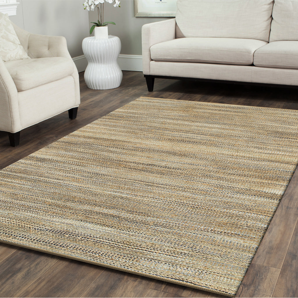 LR Resources Natural Fiber 3338 Navy Area Rug Lifestyle Image Feature