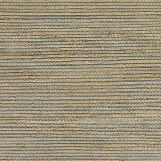 LR Home Natural Fiber 03378 Natural/Blue Area Rug Close Up