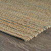 LR Home Natural Fiber 03378 Natural/Blue Area Rug Angle Image