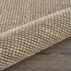 LR Home Natural Fiber 03385 Tan/Off-White Area Rug Pile Image