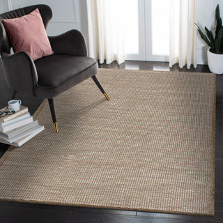 LR Home Natural Fiber 03385 Tan/Off-White Area Rug 