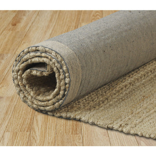 LR Home Natural Fiber 03390 Bleach /Ivory Area Rug Pile Image